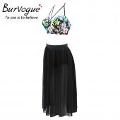 burVogue Schwimmen tragen plus Size Tankinis Sets für Damen Tankinis Setzt sexy Badeanzug zwei Stück push up Tankinis