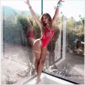 Mode sex beyonce Rose 1 bulls Basketball Roten Bodysuit ein Stück Badeanzug Damen Badeanzüge Badehosen Overalls koste