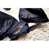 billige original rabatt Damen pailletten regulierbar Taille Schwarze Badehosen Bikini hat sexy Schwimmenklagen Lady 