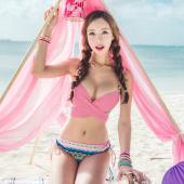 Swimwears Dreieck Damen Koreanischen Neopren Bikinis Frau Sommer sexy Badeanzug Bad Anzug push up Bikini