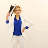 Damen Blusen Taste 5 Einfarbig neue Longarm Shirt weibliche Chiffon Bluse Damen slim Kleidung feminina