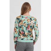 harbeth neuen Frühling im Herbst Damen Sweat Shirts Floral Pullover lässig Hoodies Baumwolle terry bedruckt o Hals
