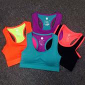Damen Lady & Spandex Baumwolle fitness Weste Strecken Racerback Sport BH