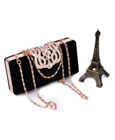 Crown strass Damen hochzeit Geldbörse abend kupplung luxus original Tasche Designer marke weibliche mini Handtasche