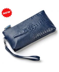 Hot 3D Crocodile 100% Echtes Leder Armband Tag Kupplung Abendtaschen Damen Handytasche Geldbörse