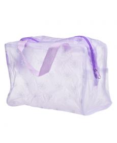 Blumendruck Transparent Wasserdicht Make up Kosmetiktasche Reise Waschen Zahnbürste Beutel Kulturveranstalter Tasche