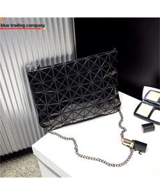 Japanische berühmte Marke Mode Geometrie PU Leder Schultertasche Einkaufstasche Handtasche Tote Geldbeutel