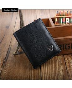 1 stück Hochwertige Mode Für Herren RindsLeder Brieftasche ID Kartenhalter Bifold Mini Brieftasche