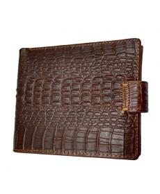 Hot Casual PU Leather Short Alligator Head Men Wallet Hasp Buckle Coin Pocket Men Coin Purses Wallet
