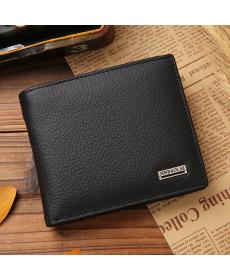 Vintage Herren Brieftaschen aus echtem Leder Geldbörse kurz casual männlichen kartenhalter carteira marke