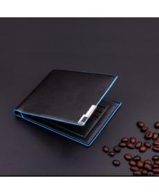 Ausgezeichnete Qualität Herren kurze Brieftaschen balck Brieftasche Herren Marke Leder Kartenhalter Münze