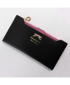 neue Reizende Dame Lange Geldbörse Leder Geldbörse Damen Reißverschluss Thin Kartenhalter Tasche Geldbörsen