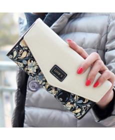 Mode Münze Geldbörse Damen Brieftasche 5 Farben Blume Langen Mappen Populäre ändern Geldbörse