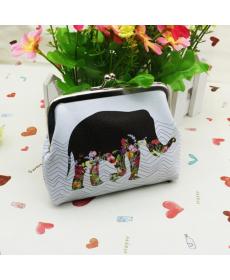 heiß Auf Verkauf Brieftaschen Für Damen Owl Elefanten Muster Weibliche Portemonnaie Kartenhalter