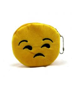 Niedlichen Stil Neuheit Emoji Lächeln Reißverschluss Plüsch Geldbörse Kawaii Kinder Tasche Damen