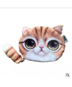 Freies verschiffen  herbst neue meow sterne schwanz dekoration Plüsch Geldbörse Großhandel handy Tasche