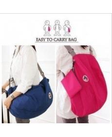 Freies Verschiffen 3 Way verwenden gute qualität Nylon Einkaufstasche folding Stroage Tasche Umhängetasche