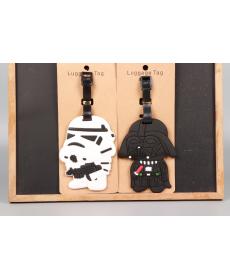 Schöne Star Wars Stormtrooper   Schwarze Ritter PVC kofferanhänger