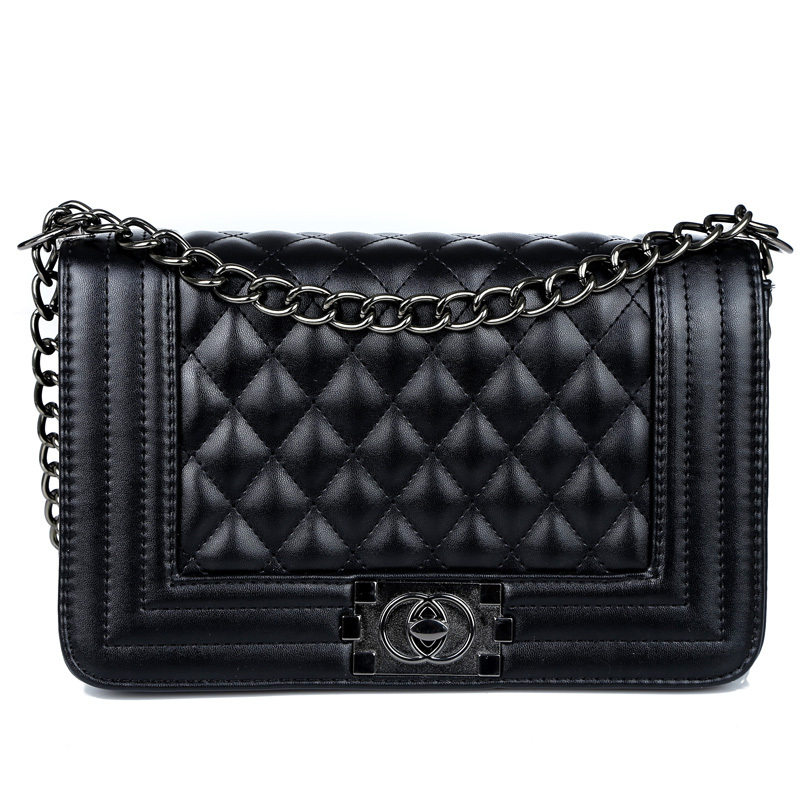 Marke Mode Damen Tasche Werbe Damen luxus Pu Leder Handtasche Kette Umhängetasche Plaid Damen Umhängetasche