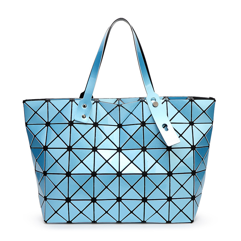 neue Damen perle Tasche Diamantgitter Tote geometrie Gesteppte Schultertasche sac Taschen Handtaschen Damen