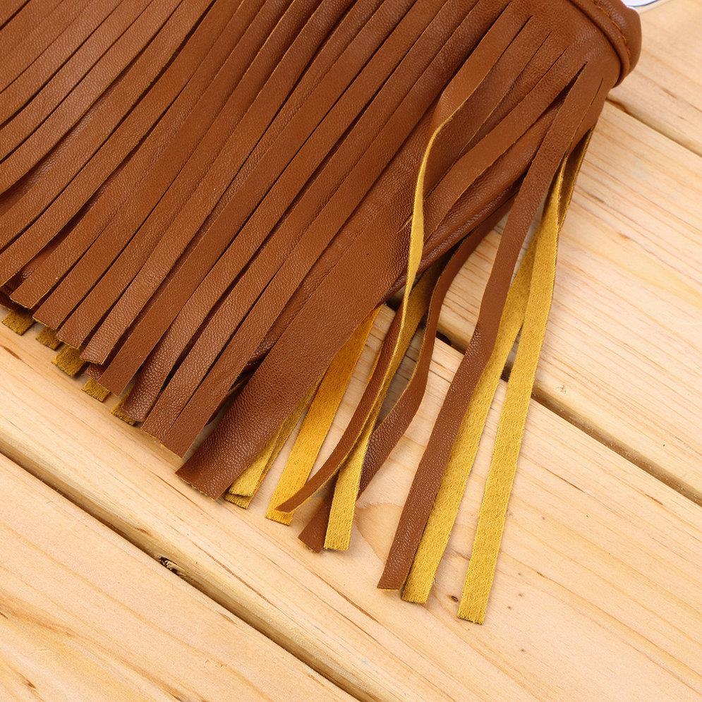 Mode Damen Punk Satchel Quaste Suede Fringe Shoulder Messenger Umhängetasche Damen Mini Kleine Lässige Pu Leder