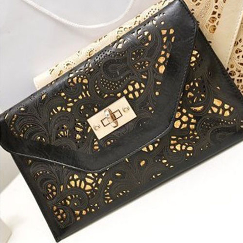 LADY STYLE hot Neue ankunft ausschnitt umschlag Damen clutch vintage messenger bags Kette bunte Umhängetaschen