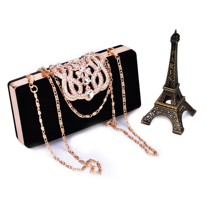 Crown strass Damen hochzeit Geldbörse abend kupplung luxus original Tasche Designer marke weibliche mini Handtasche