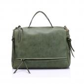 marke Damen Handtasche mit zwei riemen hochwertigen pu Leder tote Tasche retro schulter messenger bags grün