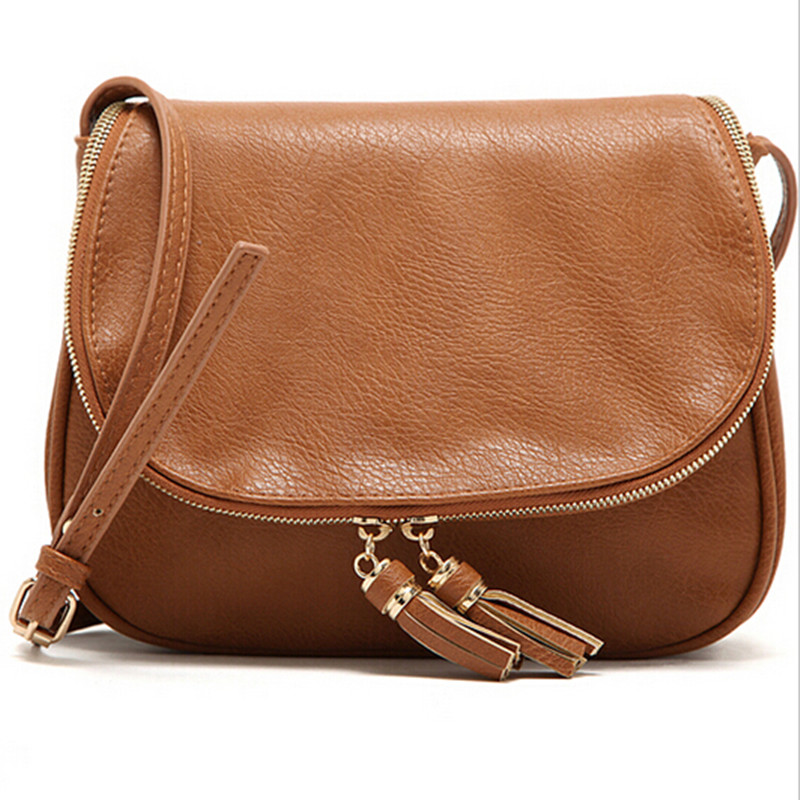 Brand Damen bag Leder Umhängetaschen messenger quaste Handtaschen crossbody hochwertige