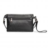 Niedrigsten preis neue mode Damen sommer kleine Umhängetasche Weichen pu Leder Schwarz crossbody Tasche