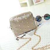 Damen Messenger Bags Neue Niet Kette Umhängetaschen Damen Leder Partei Crossbody Handtasche Für Damen