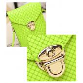 Fashion Rose Damen Mini Kleine Cross Body Taschen Handy Tasche Bolsas de Marca Pu Leder Plaid Handtasche