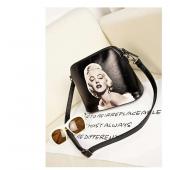 heißer verkauf Katzen drucken Damen Handtasche shell bag Damen pu Leder Umhängetasche Damen kleine Tasche