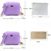 Damen bag Fashion Solid Bonbonfarben Damen Niet Kette Umhängetaschen Damen Leder Umhängetasche bolsa feminin