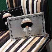 Neue Cartoon design personalisierten mode Lafayette nieten hülle Tasche clutch Geldbörse Handtaschen