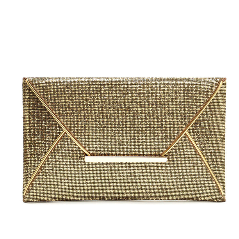 Ausgezeichnete Qualität Charming Damen Abendgesellschaft Taschen Gold Pailletten Clutch Umschlag Muster Glänz