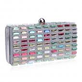 Bunte Strass Abendtaschen Diamanten Kupplungen Abendtasche Geldbörse Hochzeit Tag Kupplung Abendtaschen