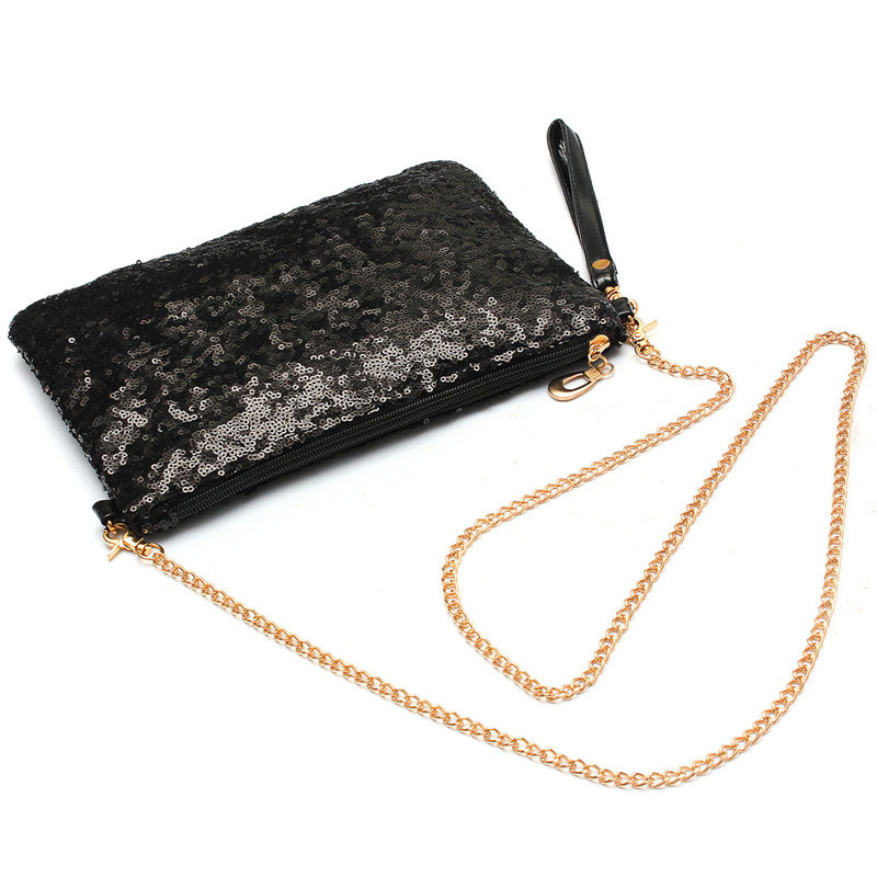 Mode Damen Handtasche Glitter Funkelnde Pailletten Dazzling Clutch Abendparteibeutel Bling Geldbörse Umhänget