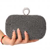 NEUE Strass Damen Handtaschen diamanten finger ring Abendtaschen kristall hochzeit braut Handtaschen Geldbörse