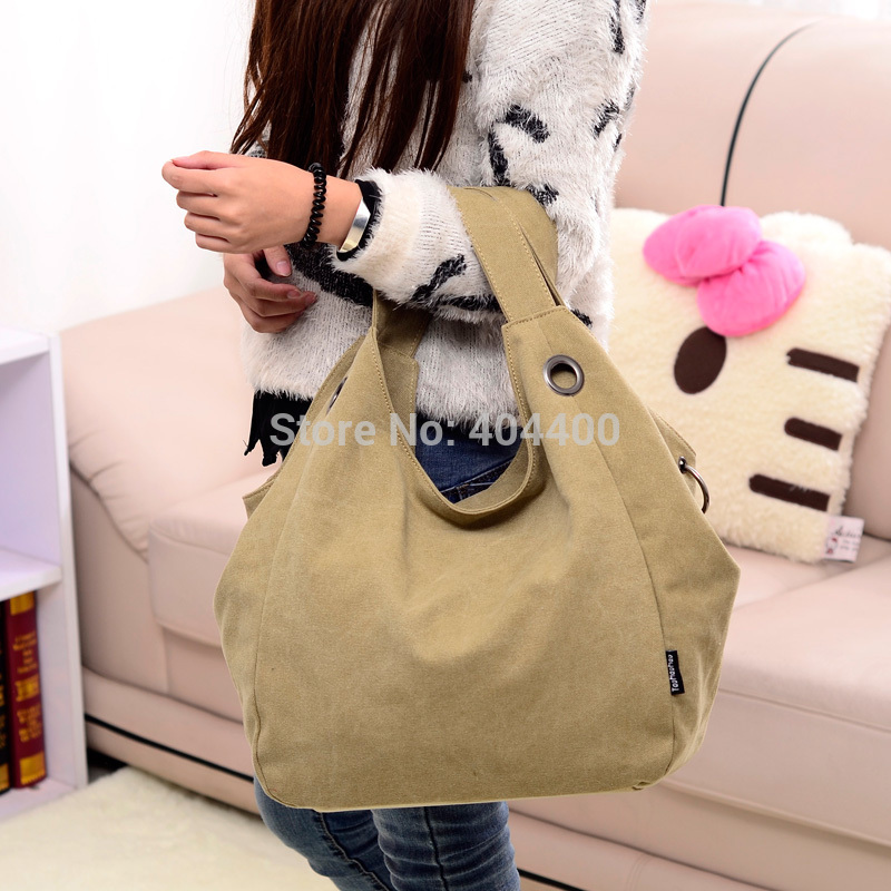 neue Leinwand Casual Big Damen Tasche Koreanischen Stil Weiblichen Handtasche Mode Umhängetaschen Gute