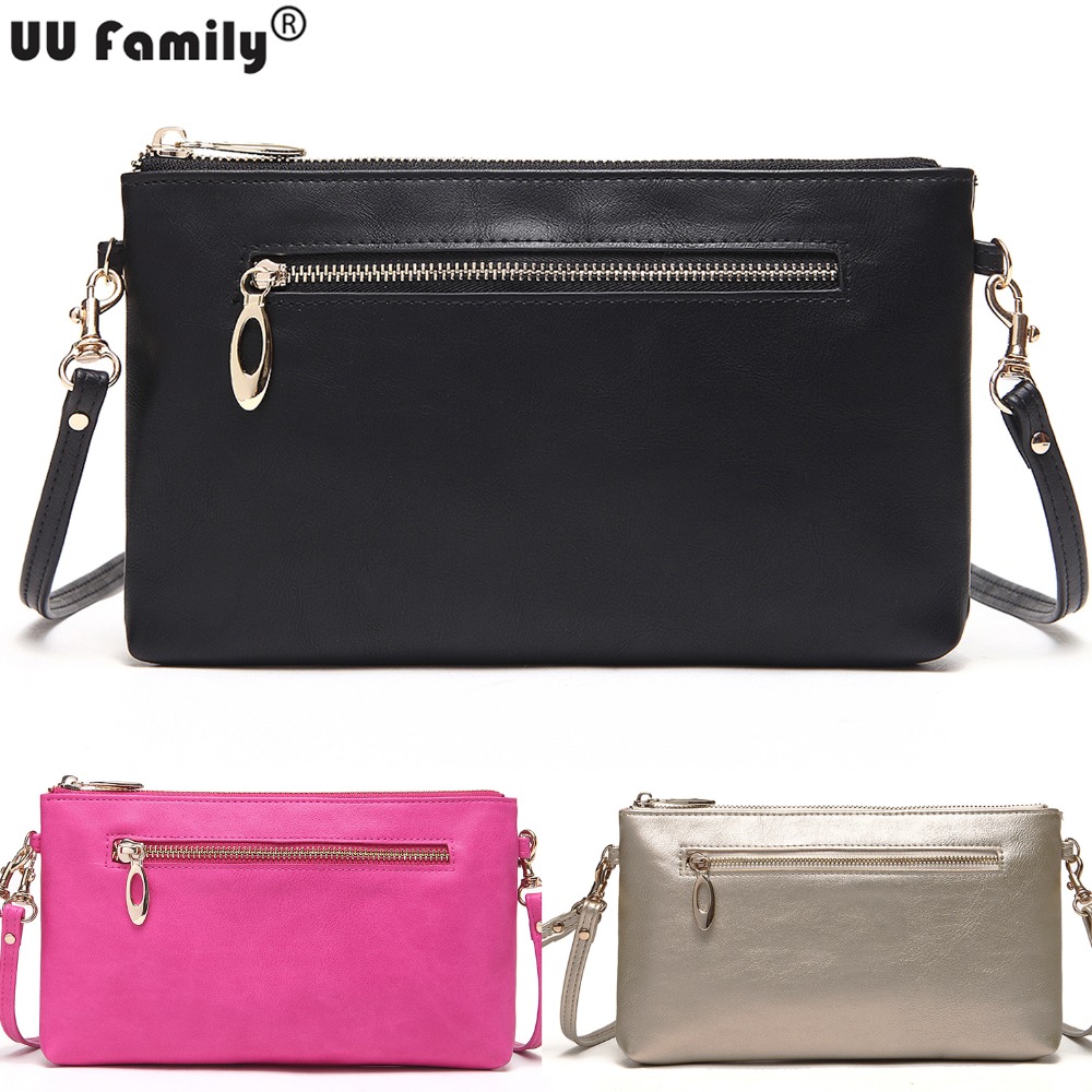 UU Familie Tag Kupplung Armband Damen Schminktäschchen Geldbörse mit abnehmbarer Schultergurt Münze