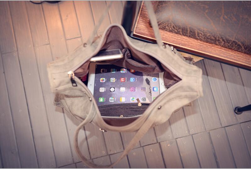 Neue Mode Niet Damen Handtasche Matt Damen Umhängetasche Große Kapazität Damen Tote Schulter Damen