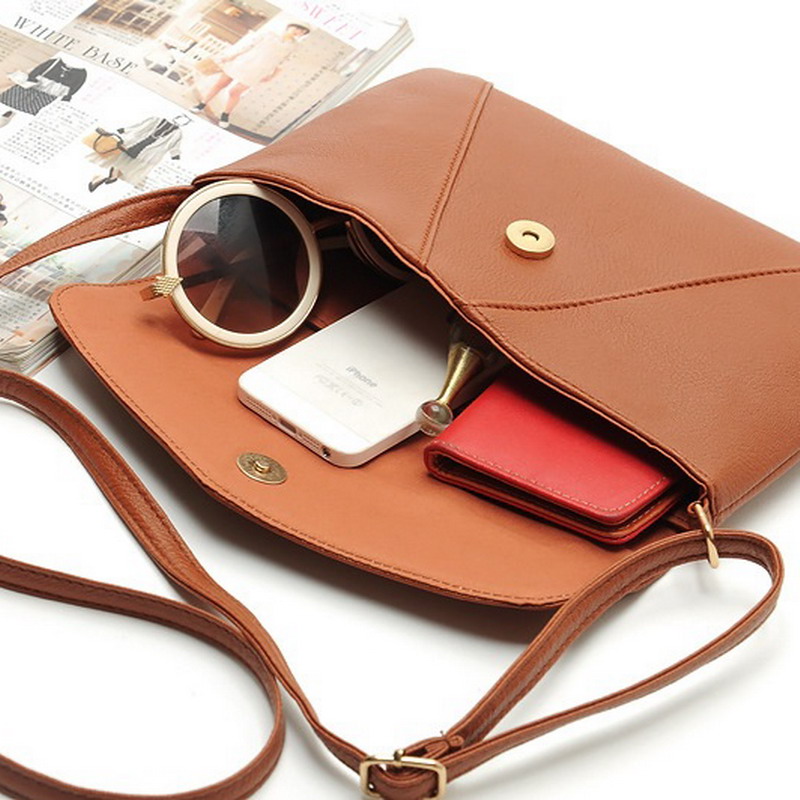 Neue Mode Vintage Damen Hülle Tasche Leder Umhängetasche Handtasche Schulter Crossbody Umhängetasche