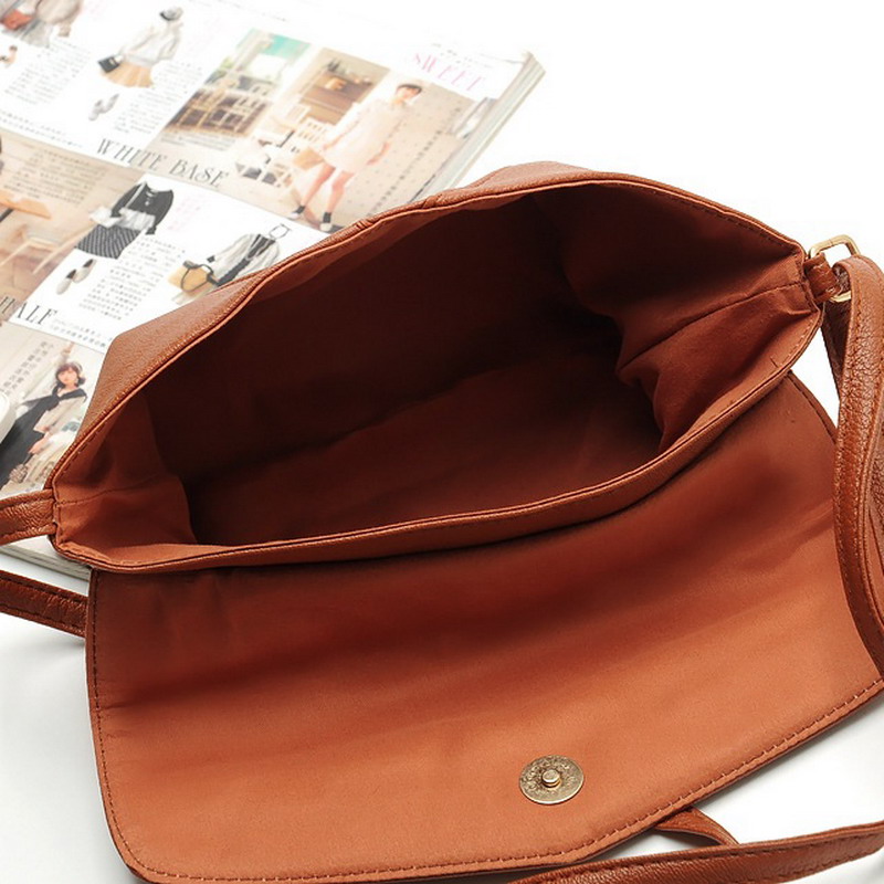 Neue Mode Vintage Damen Hülle Tasche Leder Umhängetasche Handtasche Schulter Crossbody Umhängetasche