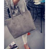 frühling sommermode vintage Handtasche kurze schulter big bags grau schwarz große kapazität bag