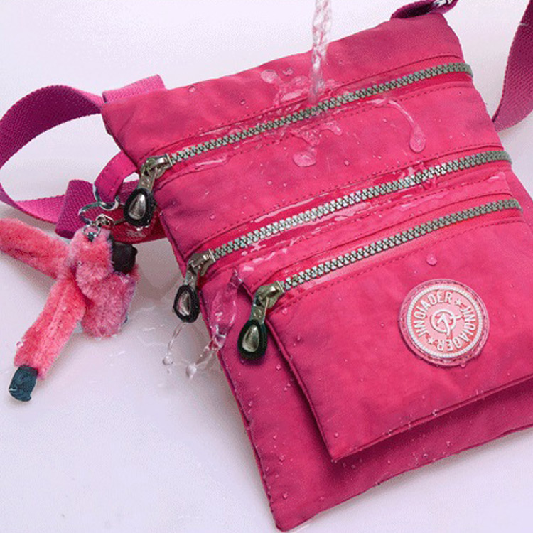 Original Damen Dame Nylon wasserdichte Umhängetasche Multifunktions Reißverschluss Messenger Reise