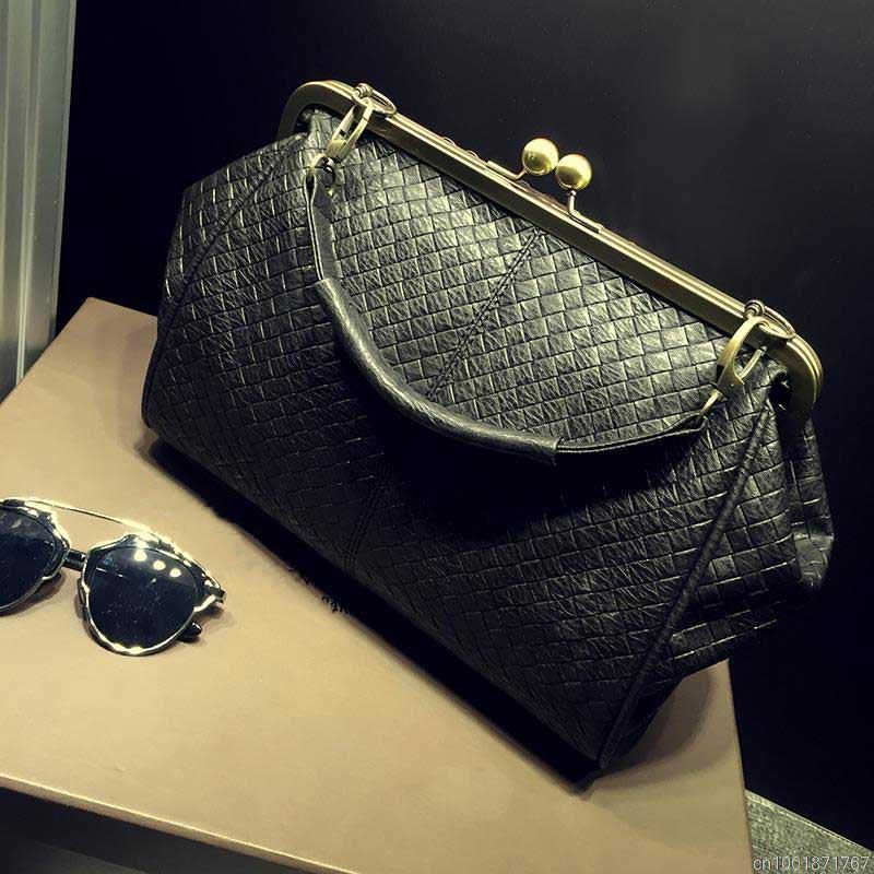 Mode Weben Damen Tasche Retro Damen Umhängetasche Einfache Medium Umhängetasche Damen Umhänget