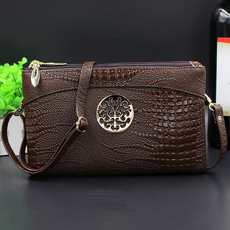 heißer verkauf neue stil doppel Reißverschluss PU Messenger bags Weichen Damen Handtasche 5 farben Mode