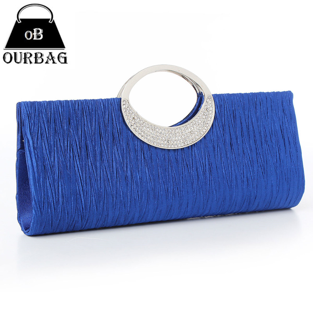 Mode Abendtaschen Handtasche für Elegante Damen Dame Neuen Stil Satin Kristall Clutch Bolsa Feminina