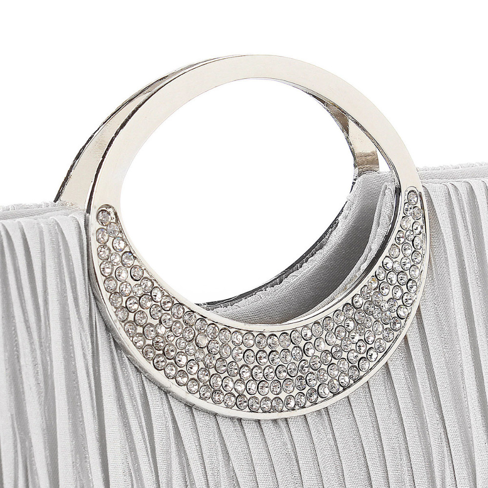 Mode Abendtaschen Handtasche für Elegante Damen Dame Neuen Stil Satin Kristall Clutch Bolsa Feminina